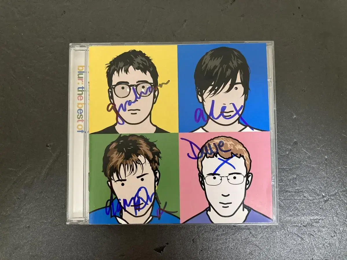 블러 Blur-The Best Of 풀밴드 싸인CD